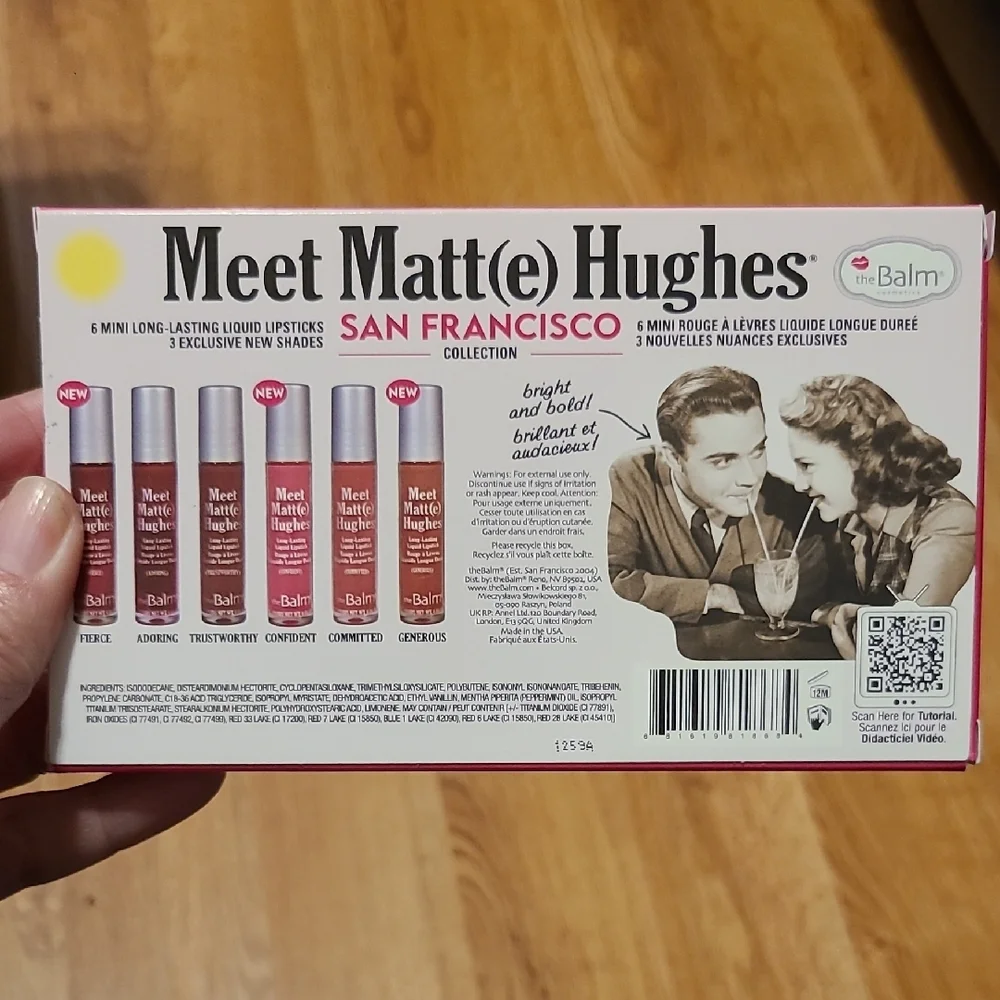 the Balm-Meet Matt(e) Hughes Mini Liquid Lipstick Set